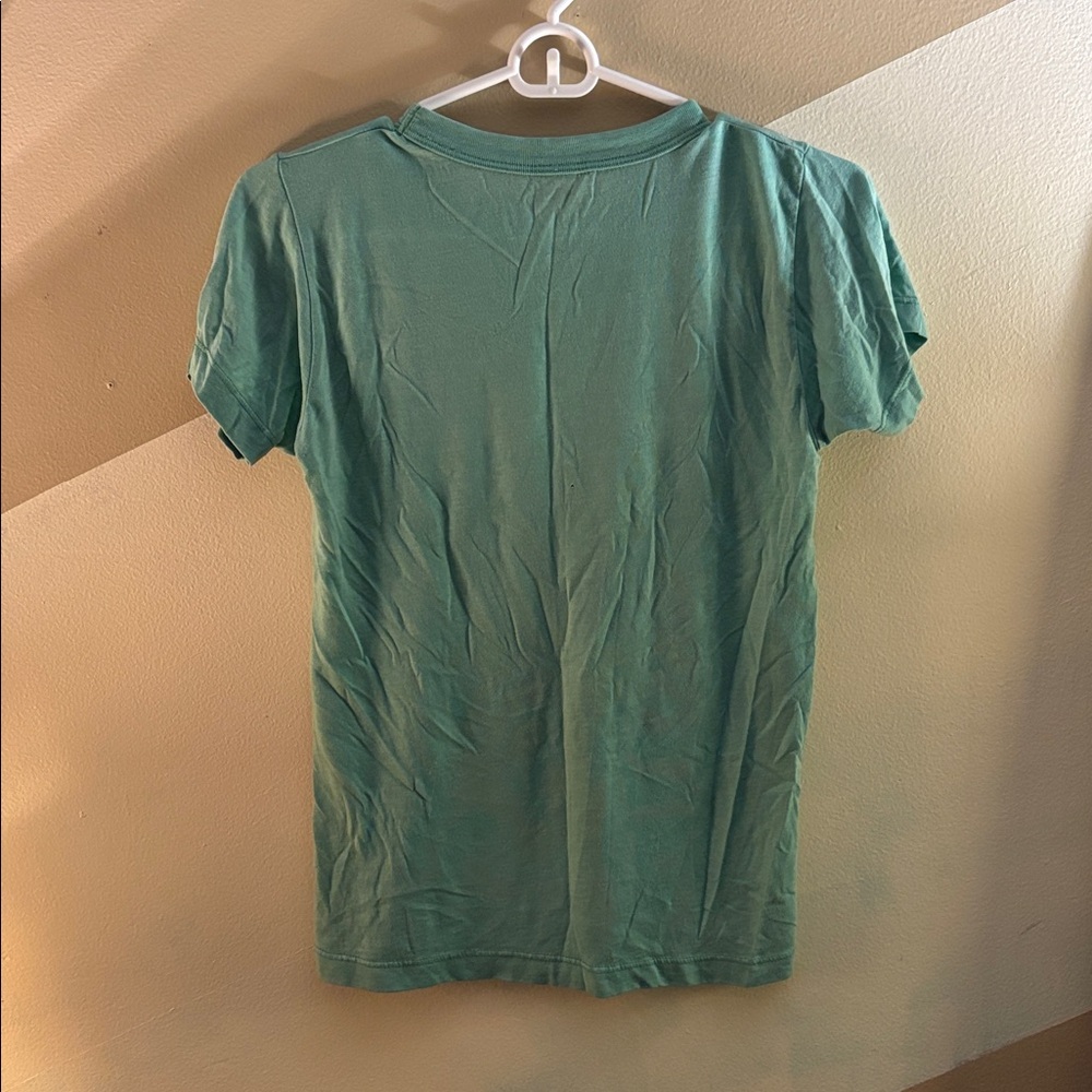 Urban Renewal Green Tee with Rainbow Design - Picture 3 of 3